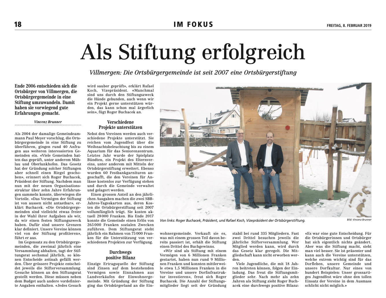 Ortsbuergerstiftung-Villmergen-Pressemitteilung-2019-Fokusbericht