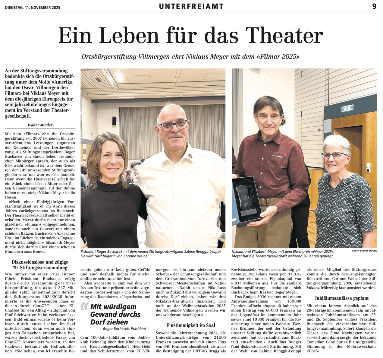 Ortsbuergerstiftung-Villmergen-Pressemitteilung-2025-Stifterversammlung